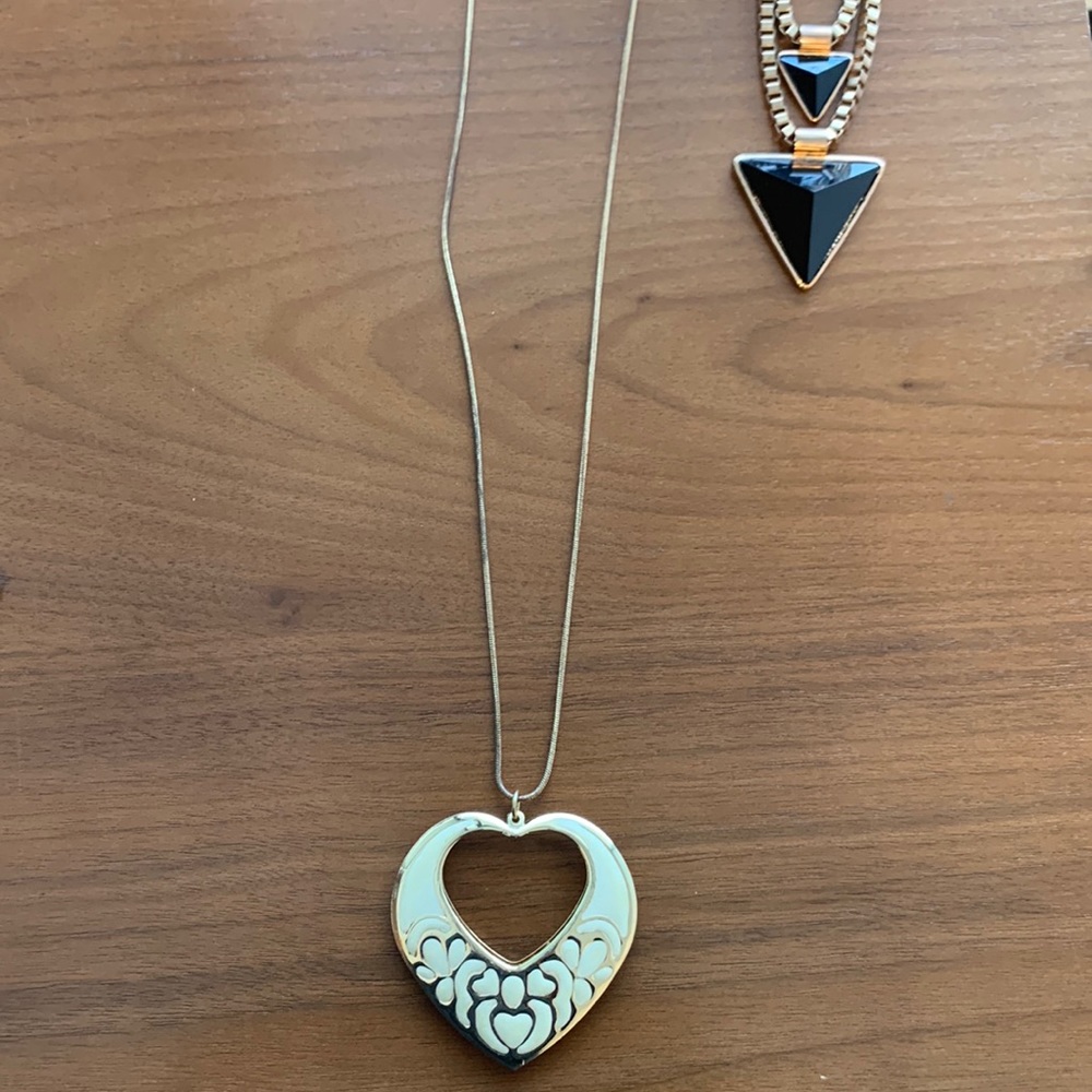 Two necklaces used
